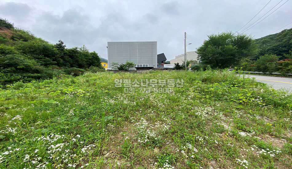 양평군 서종면 수능리 2차선 도로접한 부지/두물머리ic3분