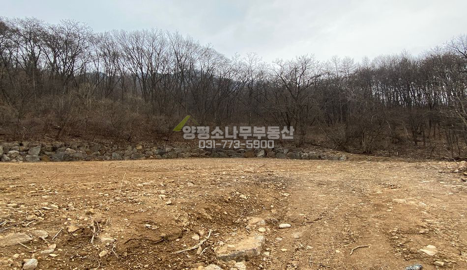 가평군 청평면 삼회리 마을 최상단 북한강 조망