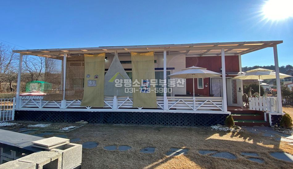 양평군 청운면 용두리 개울인근 단지형 주말주택