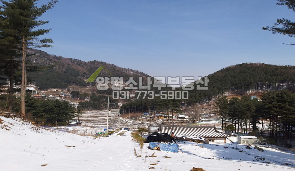 양평군 서종면 명달리 명달리 북향 전망 산자락