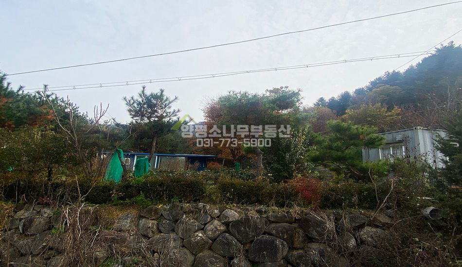 가평군 청평면 삼회리 2면 도로에 접한 부정형 토지/농막