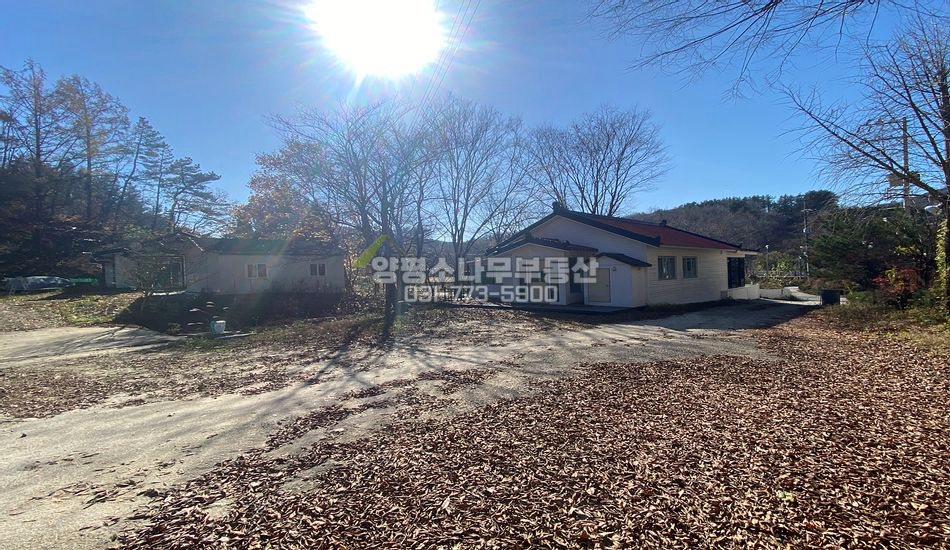 양평군 용문면 조현리 2차선 인근 개울접한 다용도 건물3동