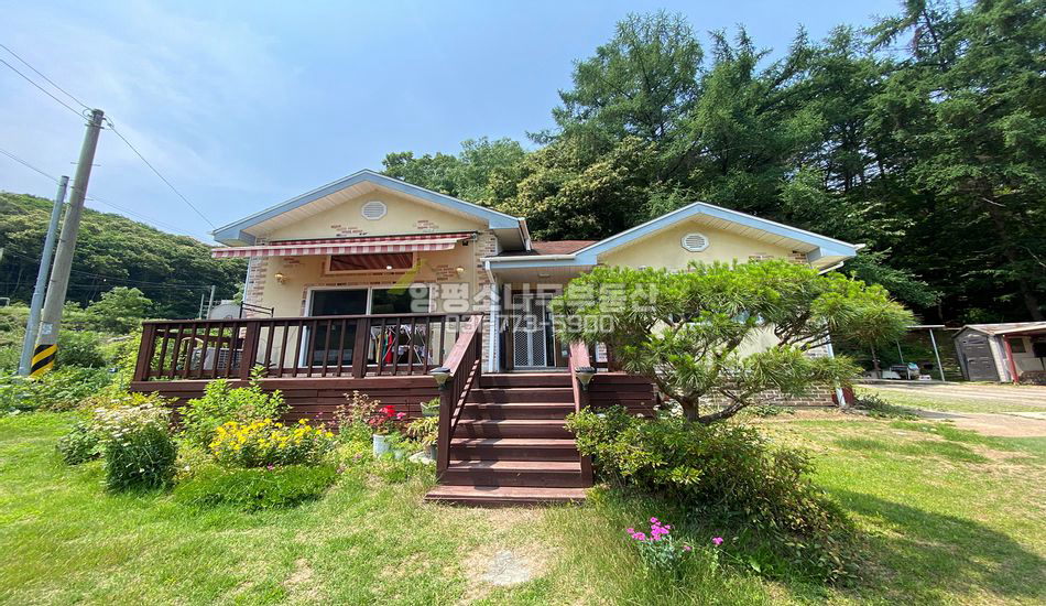 양평군 강하면 왕창리 마을끝 산자락 단층주택