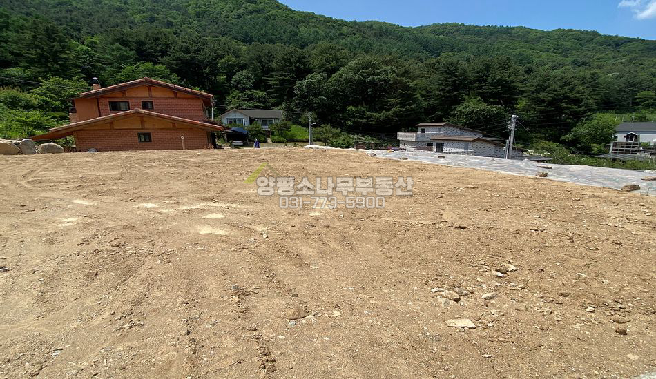 양평군 서종면 명달리 북동향 산조망 마을상단 주택지