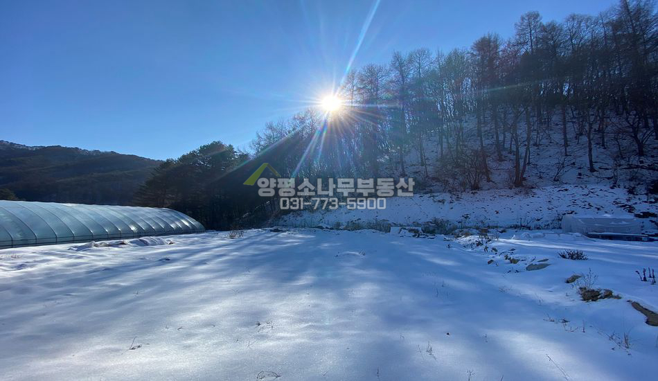 양평군 청운면 신론리 산세좋은곳 주택지,주말농장