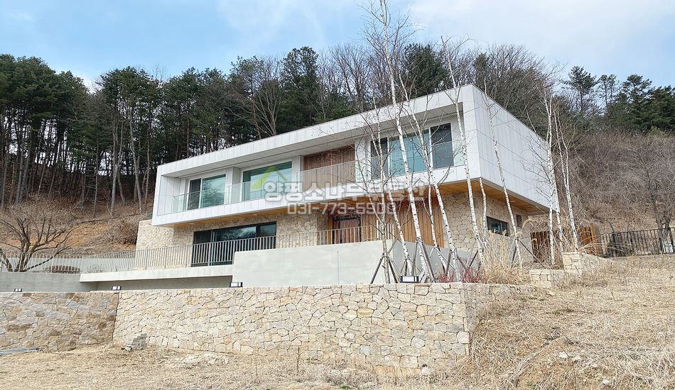 양평군 서종면 문호리 마을 상단 신축주택/근생허가