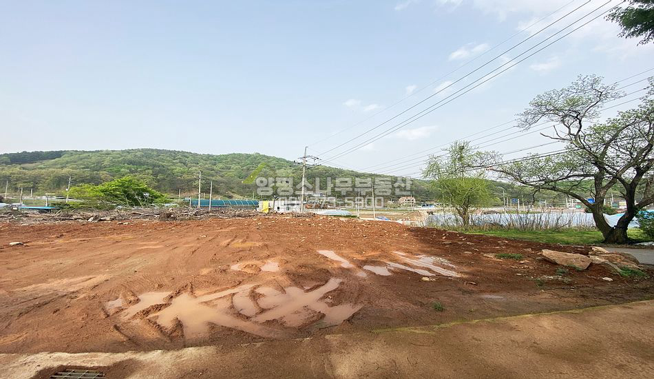양평군 강상면 세월리 북향 트인전망 기본토목완료