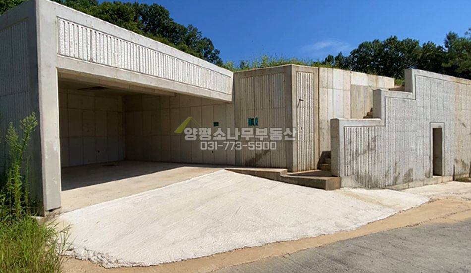 양평군 양서면 청계리 정남향 전원주택부지/차고