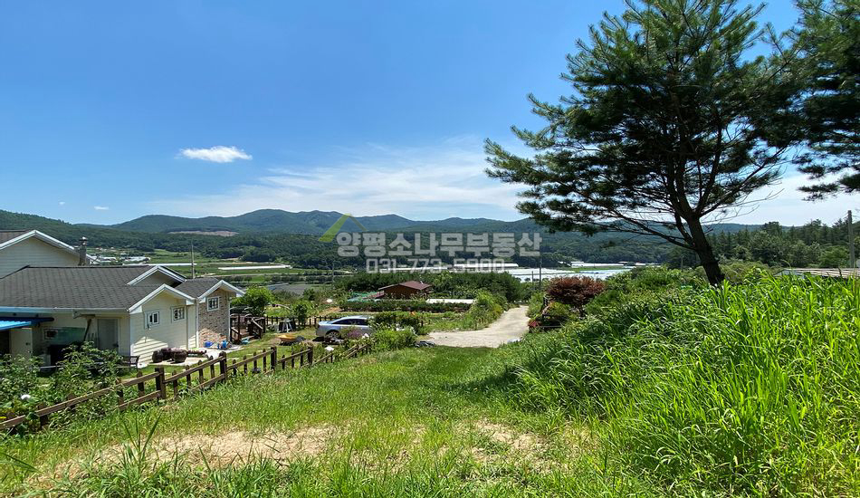 양평군 양동면 계정리 야트막한 단지 상단