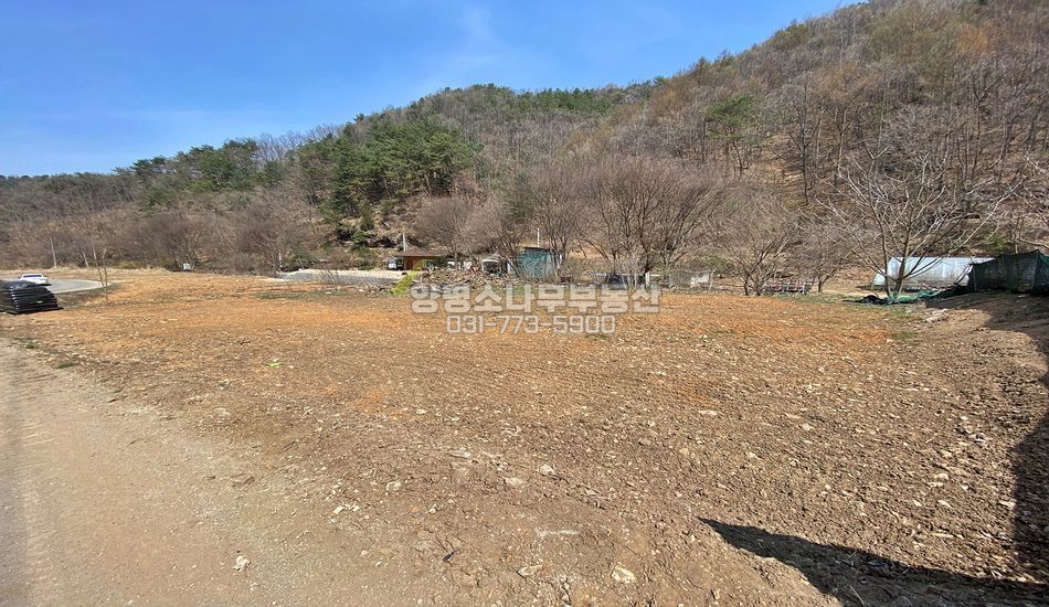 양평군 청운면 가현리 개울접한 평편한 농지/주택지