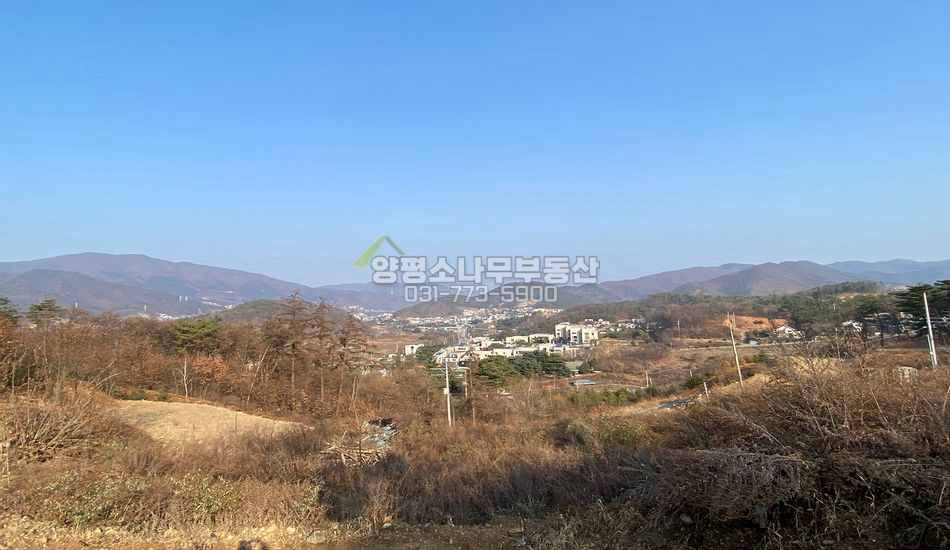 양평군 서종면 문호리 문호리 토목완료/북향전망/편의시설3분