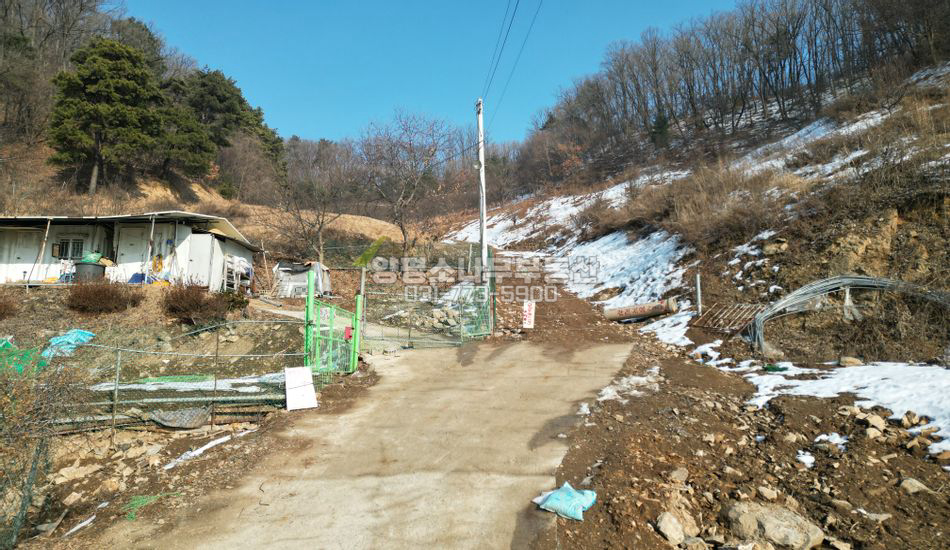 광주시 퇴촌면 우산리 마을끝 자연림 개발부지/국유림