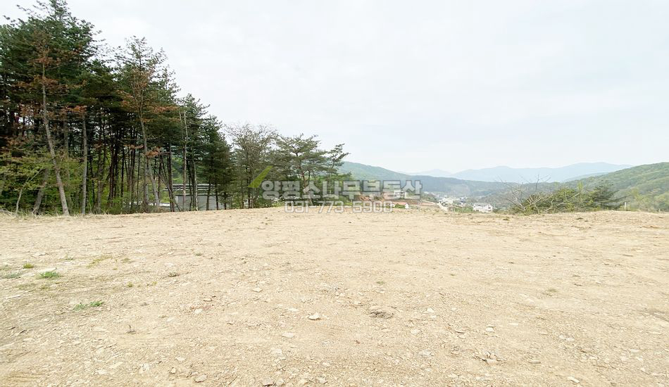 양평군 서종면 수능리 마을 상단/토목완료/트인전망