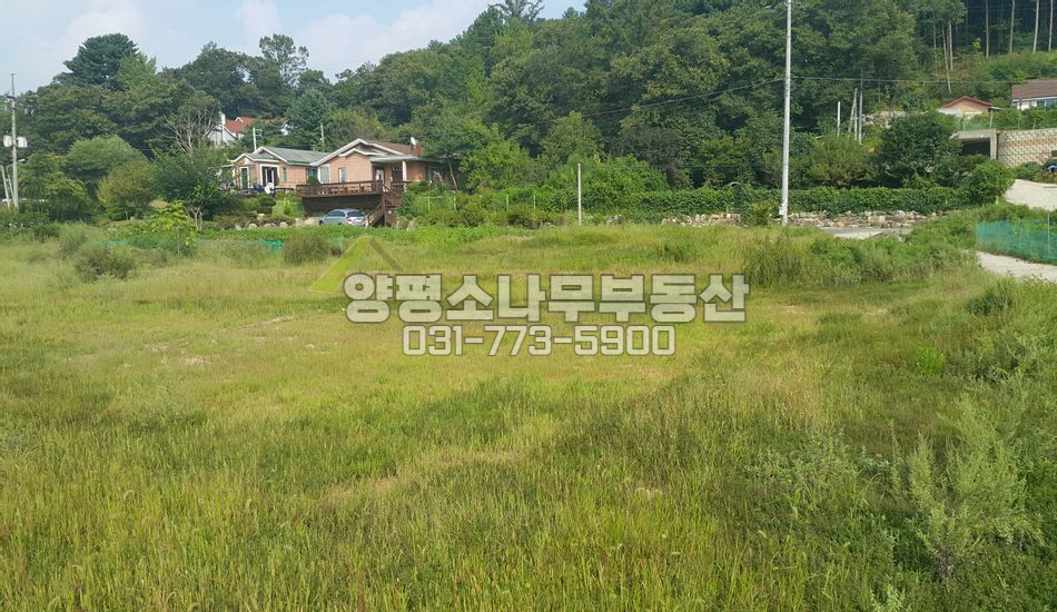 양평군 강하면 전수리 마을 안쪽 평지 진흥농지