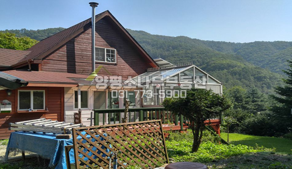 양평군 단월면 부안리 국유림과 구거가 있는 산속주택