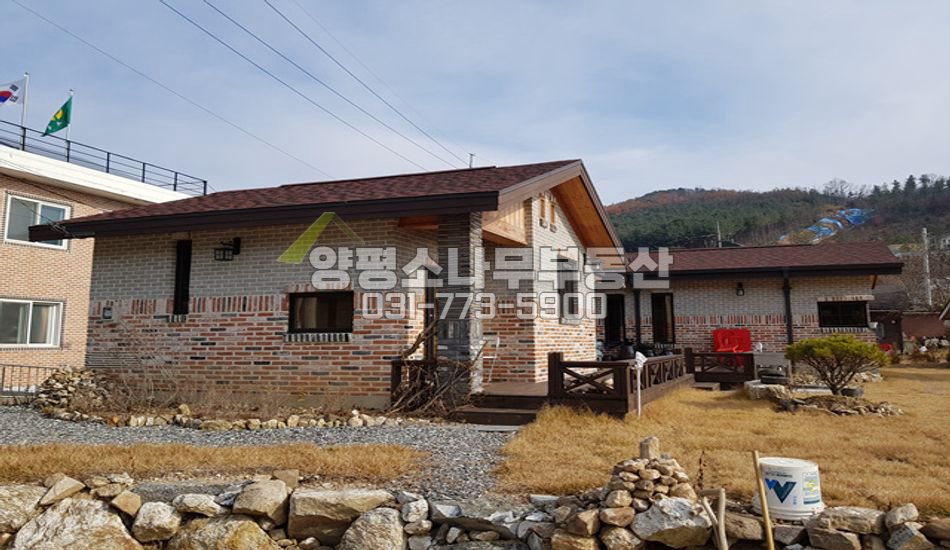 양평군 양서면 증동리 평지 남향 예쁜단층/도보 정류장