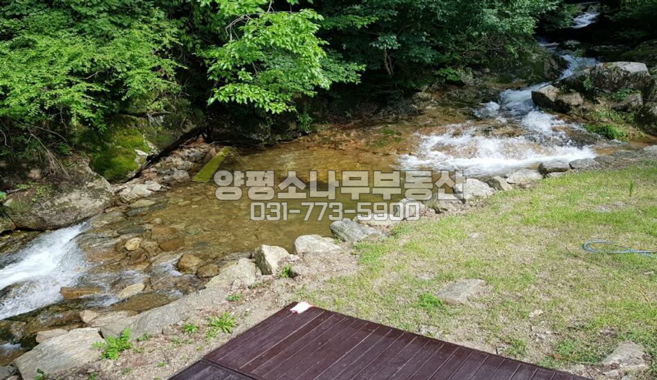 광주시 퇴촌면 진짜 계곡접한 고급주택