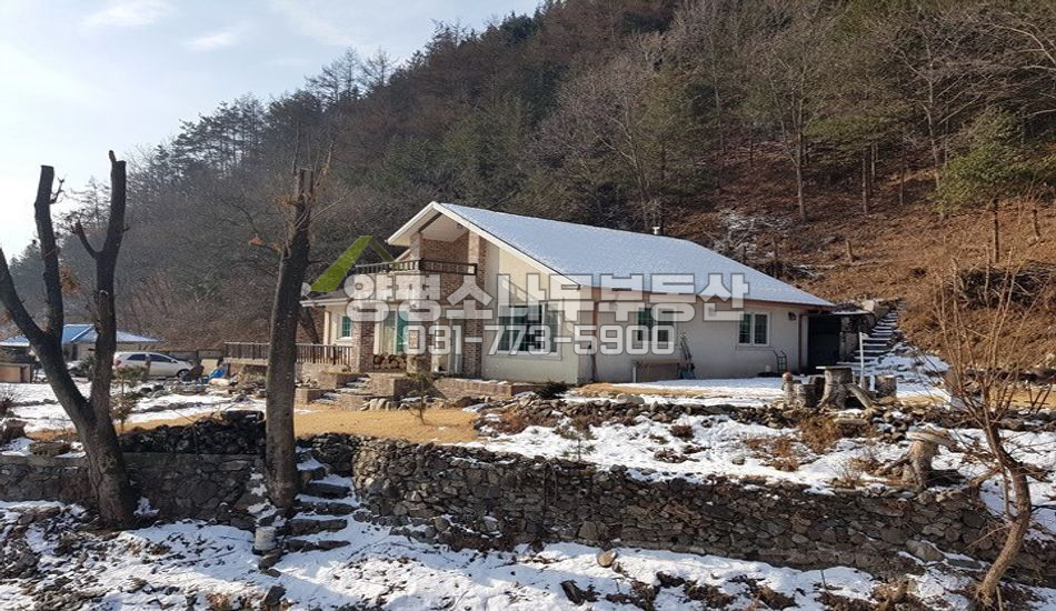 양평군 청운면 다대리 배산임수 산자락 주택