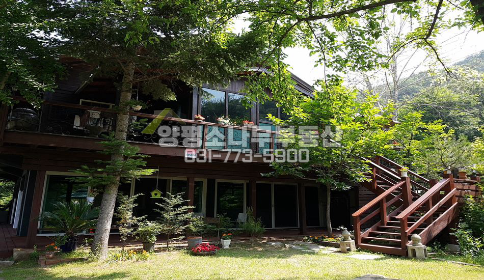 양평군 강하면 항금리 운치있는 통나무집