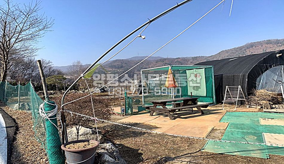 양평군 강하면 동오리 깔끔한 마을분위기 평지
