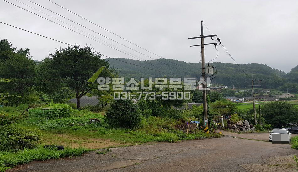 양평군 강상면 지목 대/토목완료/트인전망/세월초