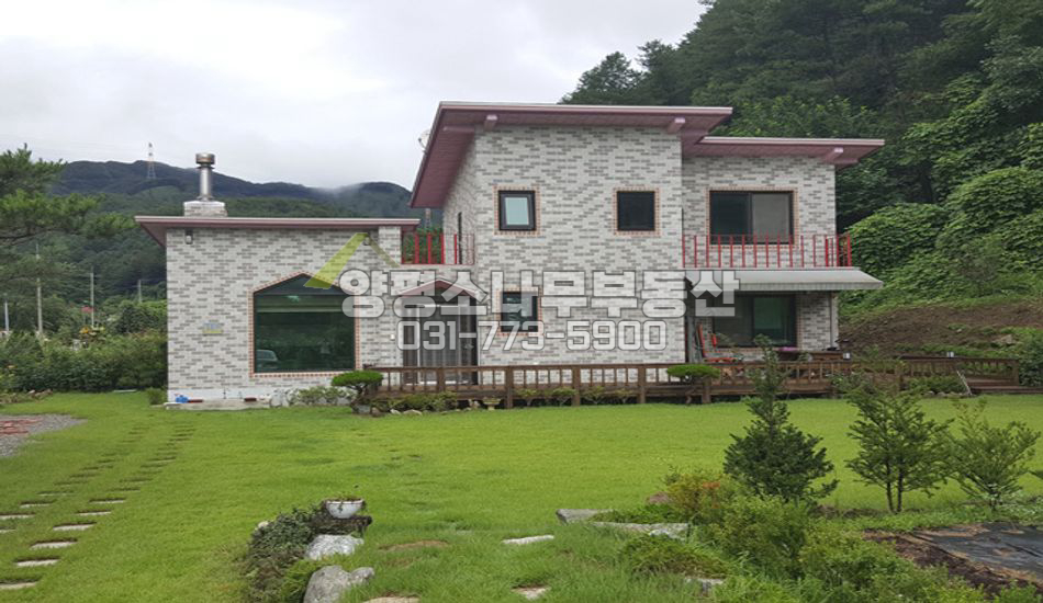 양평군 단월면 부안리 평지 산자락 넉넉한 텃밭 철근집