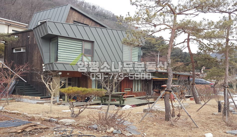 양평군 서종면 문호리 산으로 둘러싸인 남향 고급전원주택