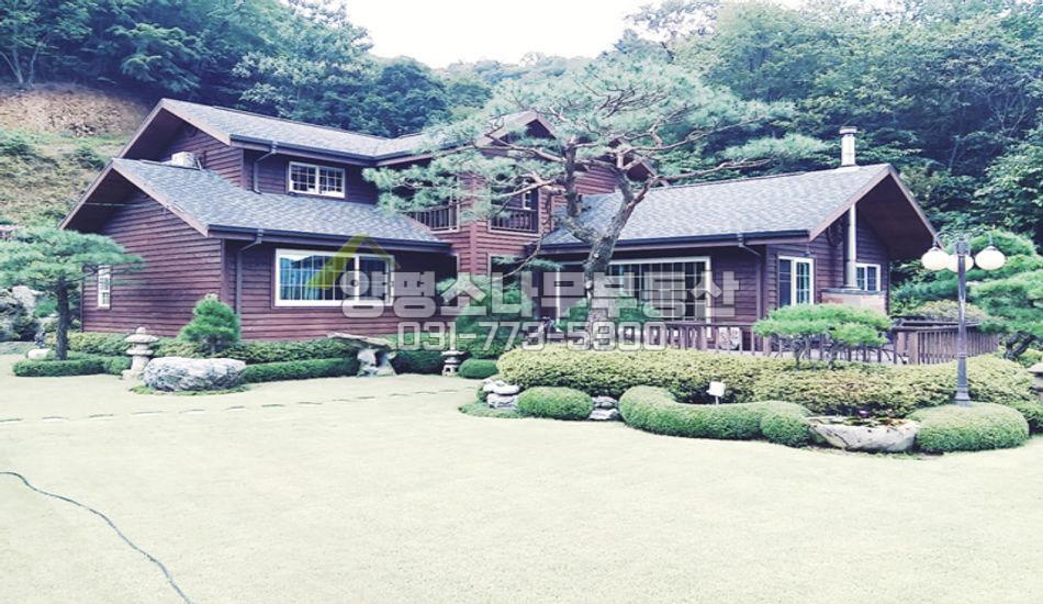 양평군 서종면 문호리 조경이 예쁜 목조주택