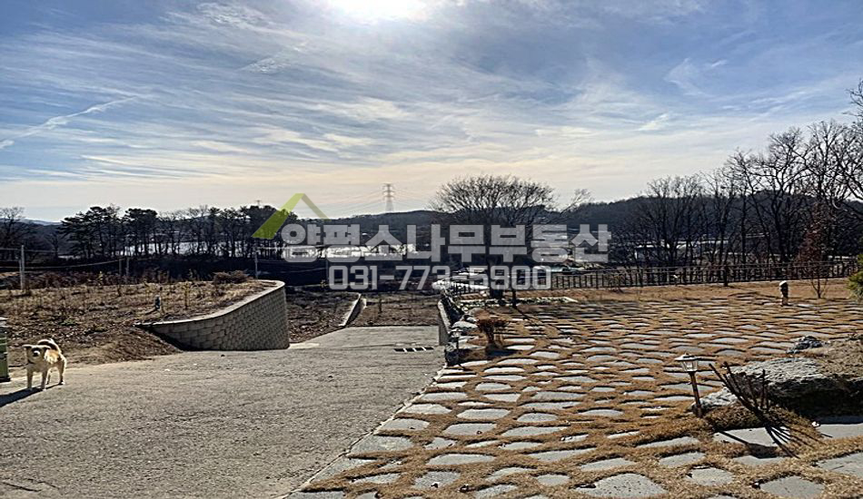 양평군 개군면 자연리 저수지 인근 단지 상단/토목완료
