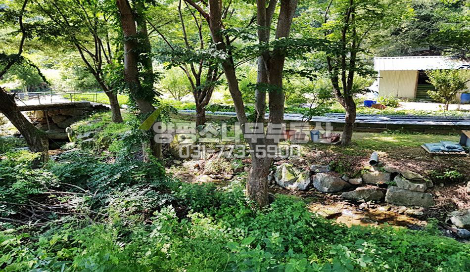 양평군 용문면 조현리 아늑한 계곡접한 주말주택(미준공)