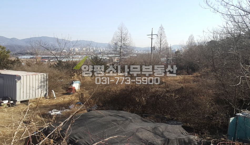 양평군 강상면 병산리 한적한 언덕위 토지