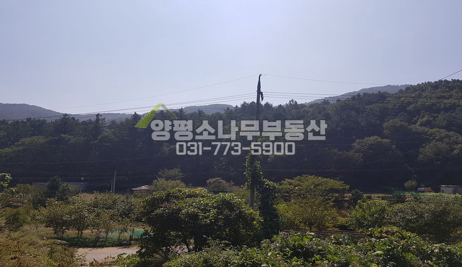 양평군 용문면 연수리 남향 전망 개발부지 원형질임야