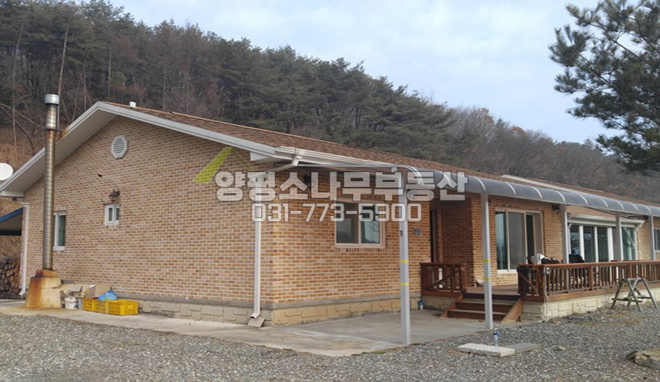 양평군 단월면 향소리 구거 인근 산자락 남향주택/국유지