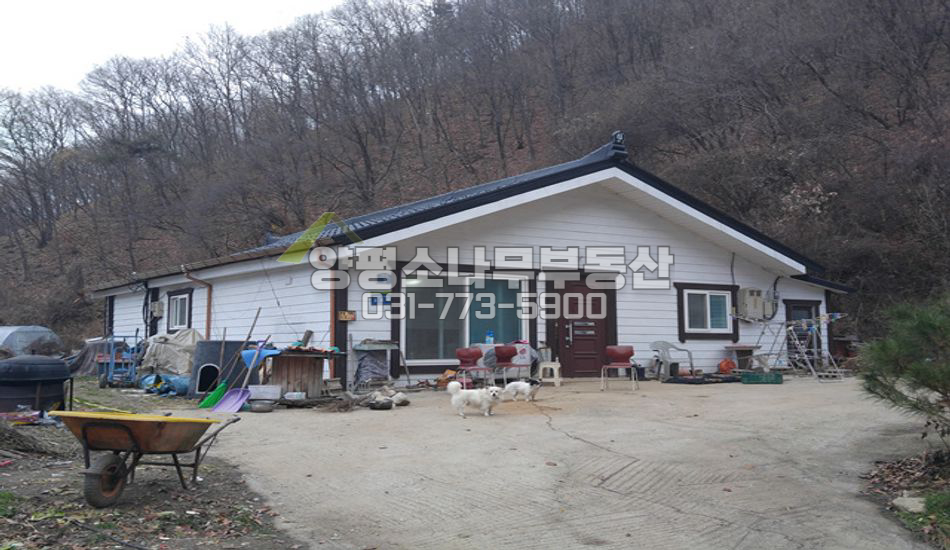 양평군 양동면 고송리 지방도 인근 다용도 산자락 주택
