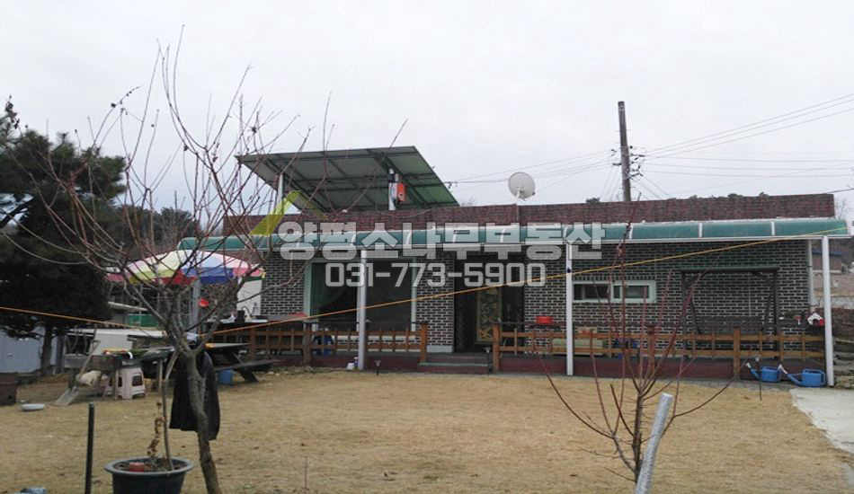 양평군 용문면 화전리 지방도 접한 벽돌주택