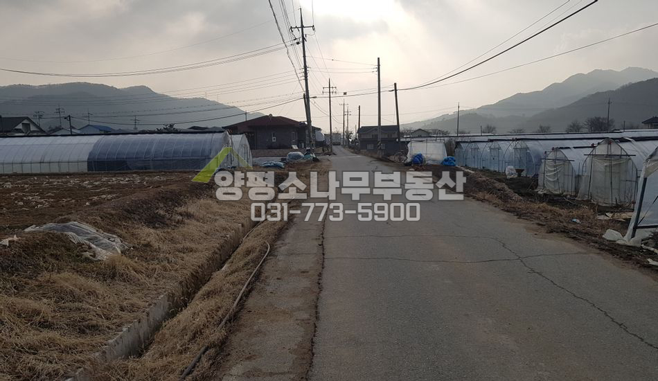 양평군 개군면 석장리 진흥농지 복토완료