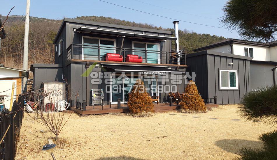 양평군 지평면 송현리 정남향 단지형 블랙징크 주택