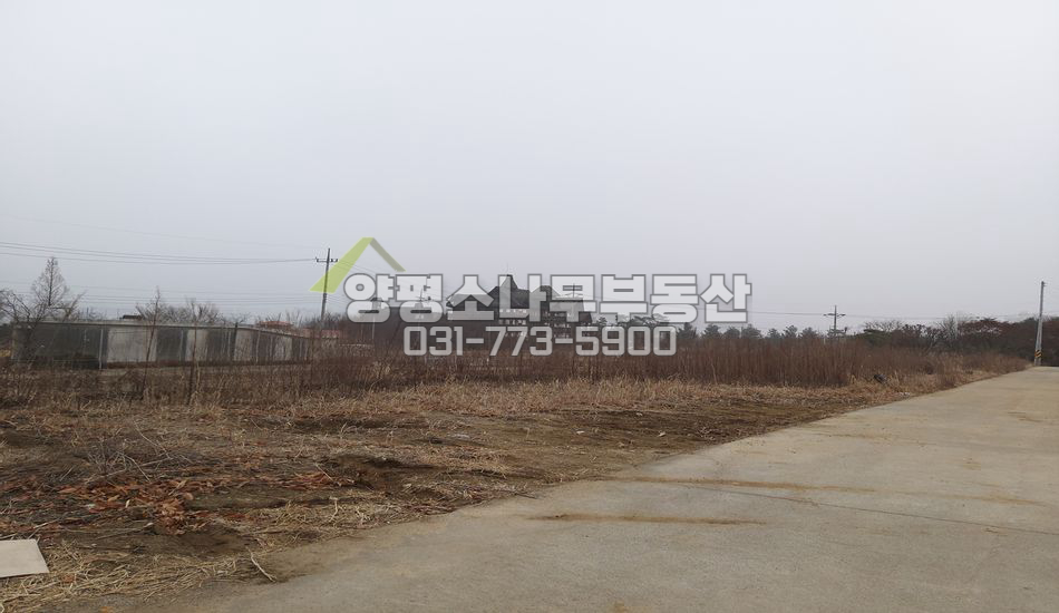 양평군 강상면 병산리 남한강100미터/강변토지