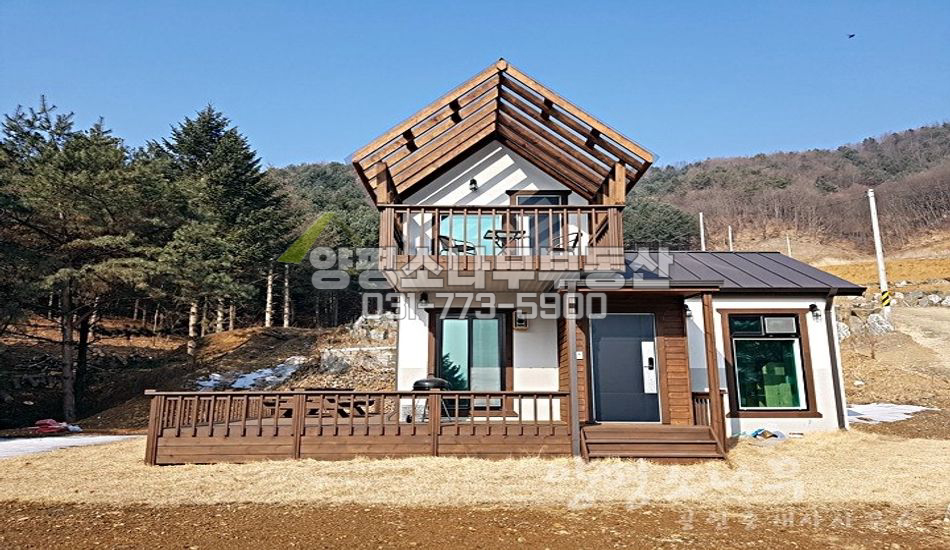 양평군 청운면 여물리 마을 상단 실속형 주택