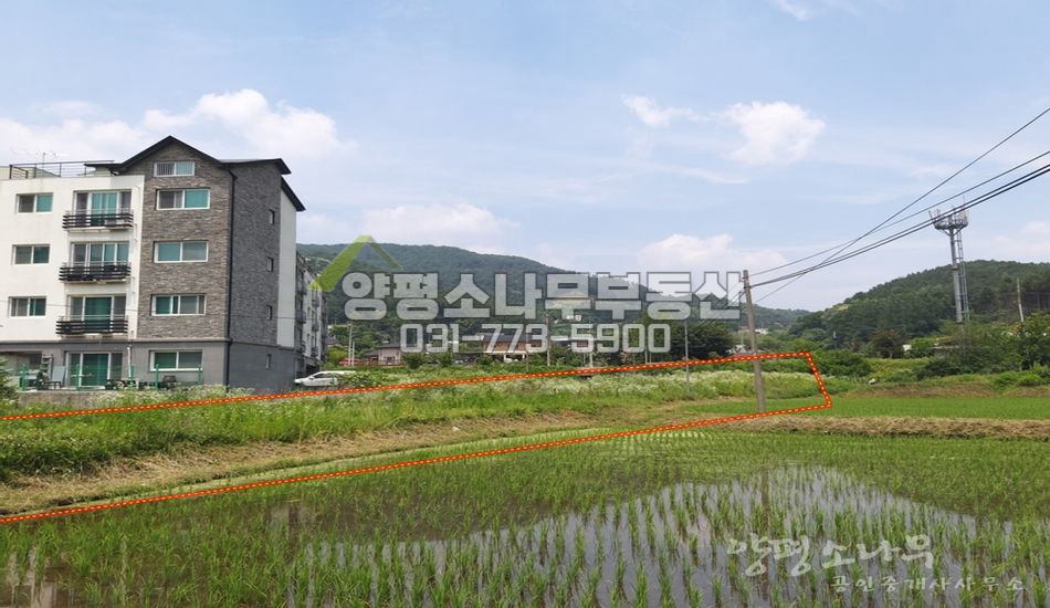 양평군 용문면 삼성리 길다란 대로변 토지