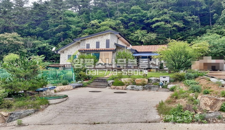 양평군 용문면 연수리 산자락 경관좋은 철근주택