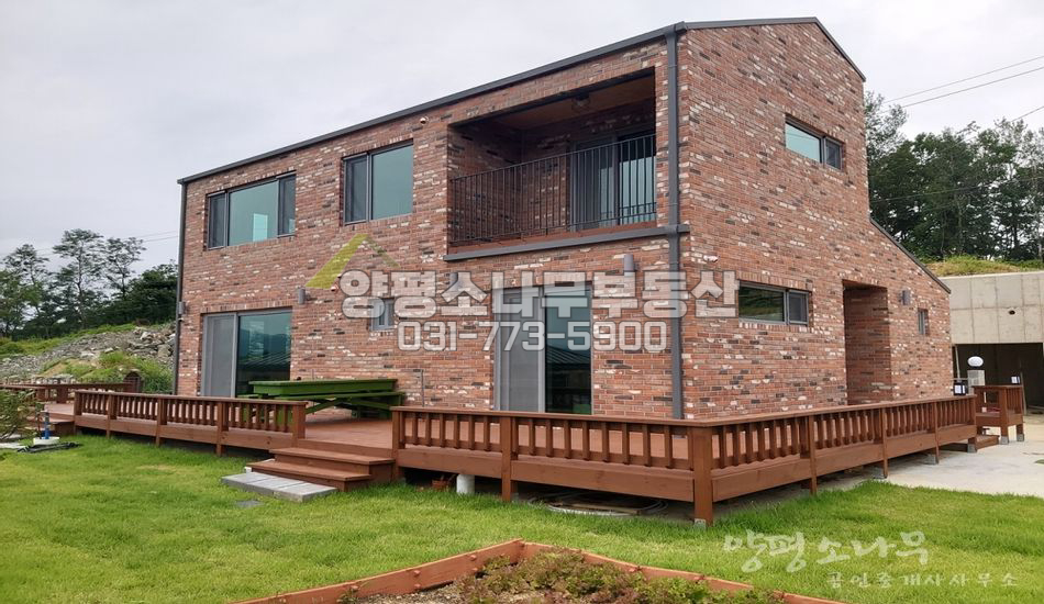 양평군 양평읍 백안리 남향 신축 목조+벽돌