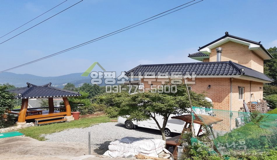 양평군 용문면 광탄리 벽돌+철근 정자가 멋진 집