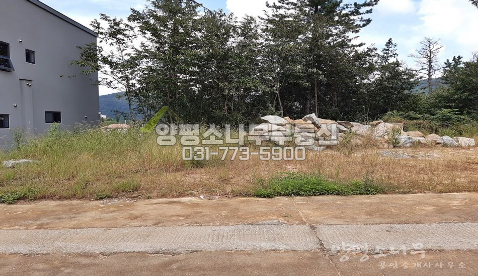양평군 서종면 도장리 단지형 네모반듯 무난한 필지