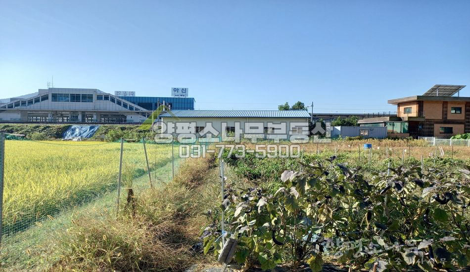 양평군 옥천면 아신리 아신역 인근 평지 무난한땅