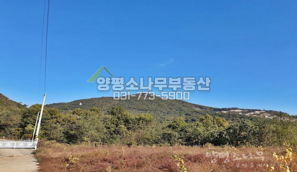 양평군 양평읍 백안리 토목완료 네모반듯 추천토지