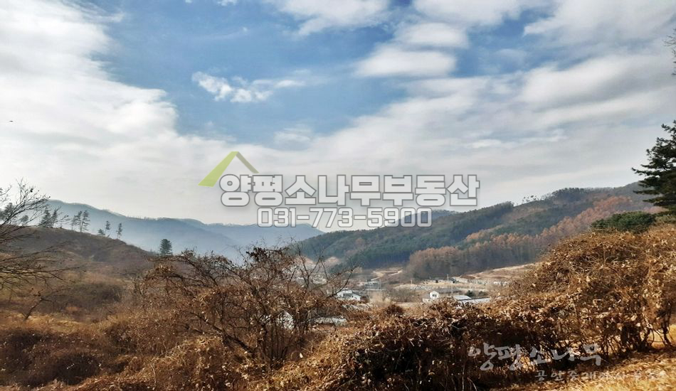양평군 서종면 정배리 완경사지 맹지
