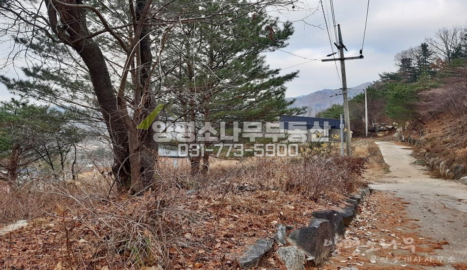 양평군 서종면 서후리 마을상단 북쪽트인전망