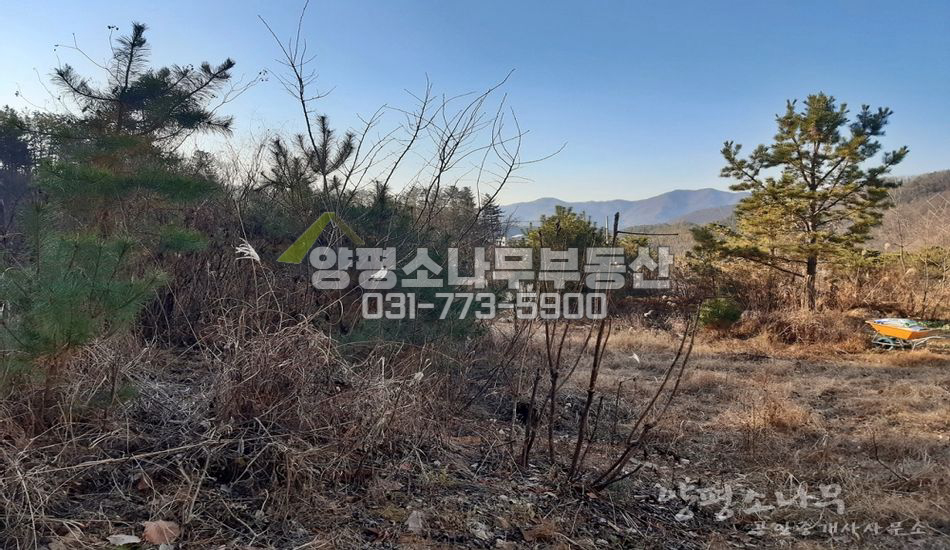 양평군 서종면 수능리 서북향 전망 마을 상단