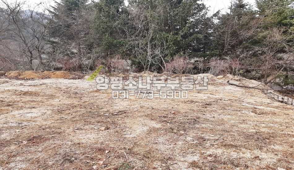 양평군 서종면 서후리 마을 안쪽 북향 동향 전망